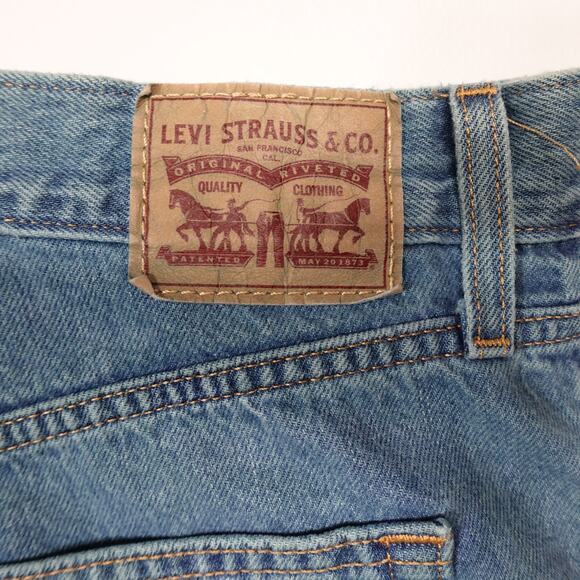 Levi's 513 Men's High Waisted Straight Custom Heart Cutout Jeans size 31 x 31 - Picture 10 of 12